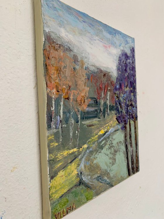 Landscape with trees
