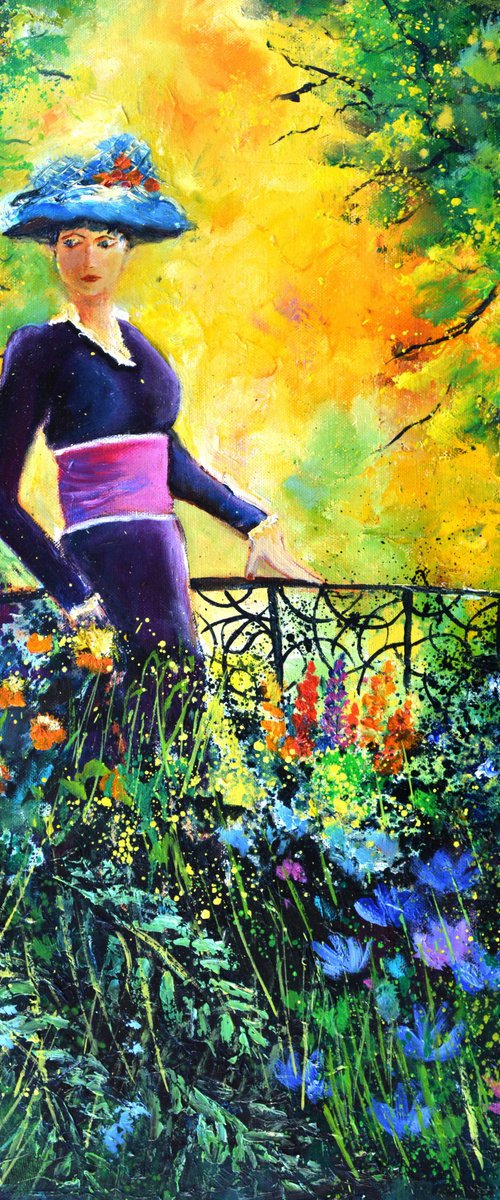 Walking in the garden by Pol Henry Ledent