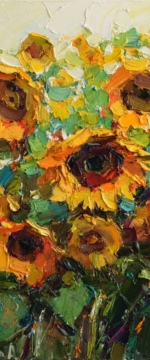 Sunflowers by Anastasiia Valiulina