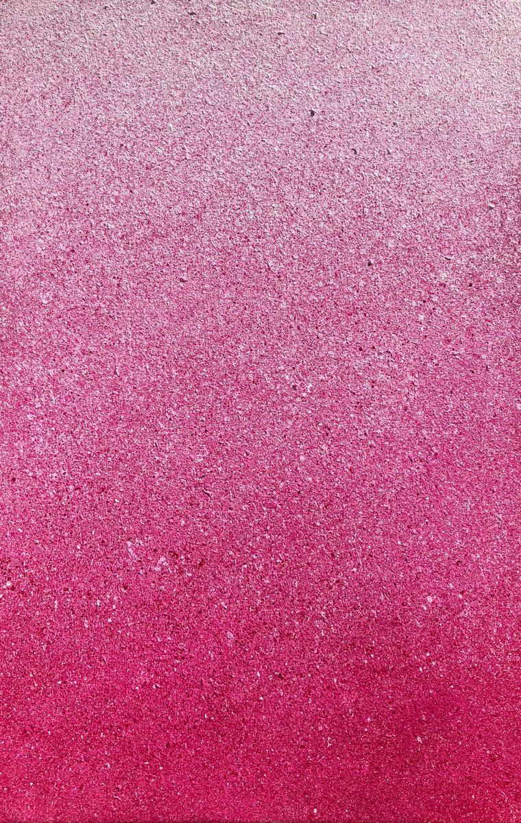 Expressive Abstract Oil Painting By Volodymyr Smoliak, 26 X 39", Pink Symphony, Original Artwork