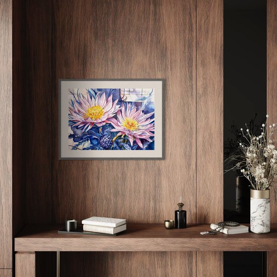 Purple Carpobrotus Edulis