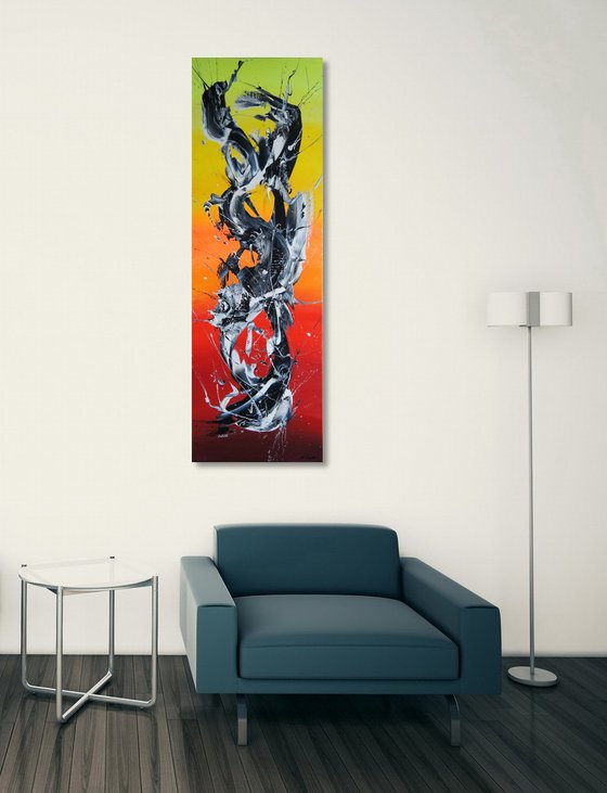 Spirits Rising XII (Spirits Of Skies 075197) (50 x 150 cm) XXL vertical (20 x 60 inches)