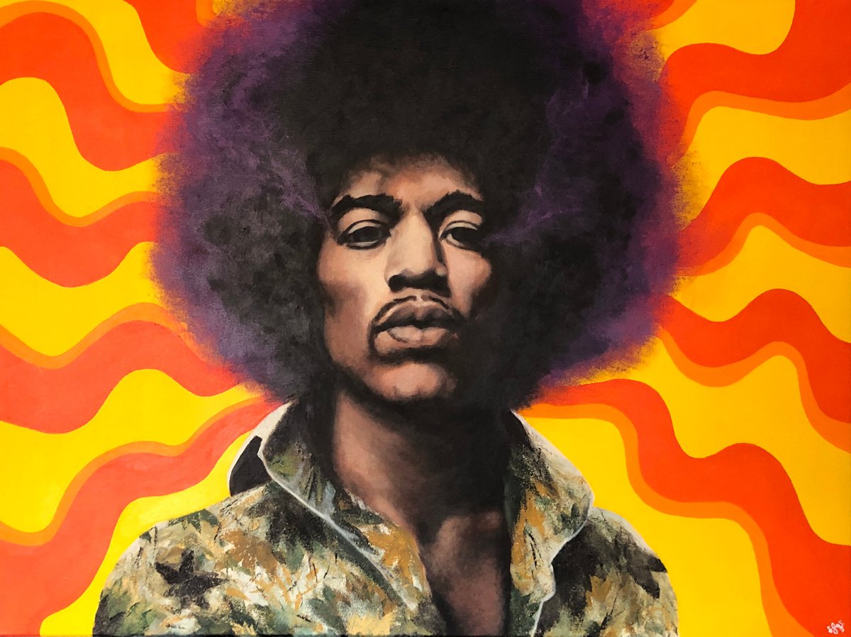 Jimi Hendrix: Purple Haze by daubings