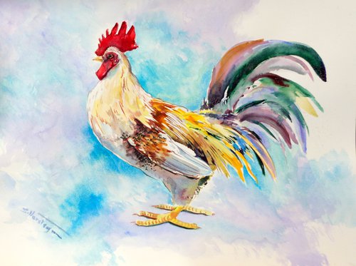 Golden Rooster by Suren Nersisyan