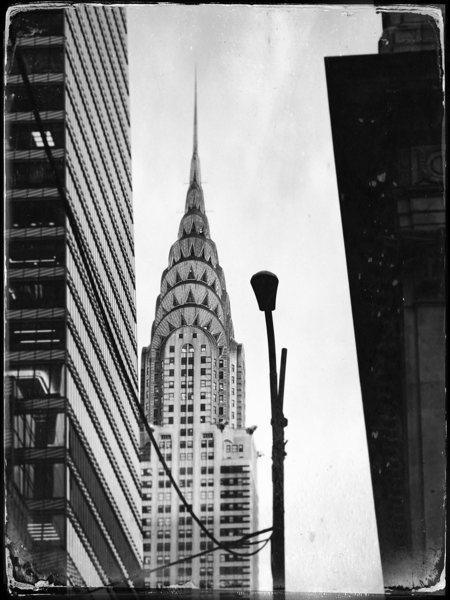 Photorealistic Cityscapes Photograph By Anna Bush, 12 X 17, Chrysler, New York City, Original Artwork