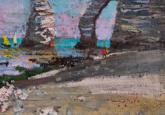 Morning in Etretat