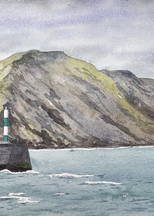 Aberystwyth Harbour by Michael Richards