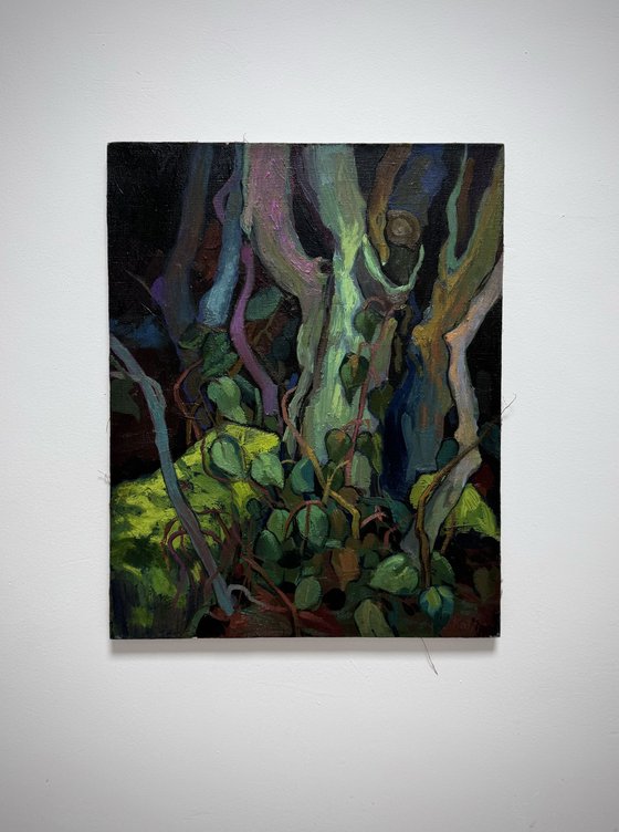 “Among the trees”