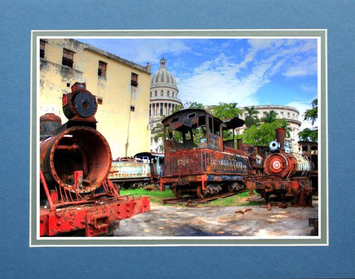 Havana Train Graveyard by Robin Clarke