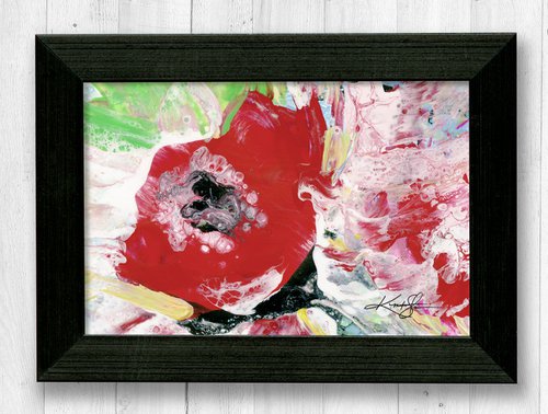 Blooming Magic 204 - Framed Floral Painting by Kathy Morton Stanion by Kathy Morton Stanion