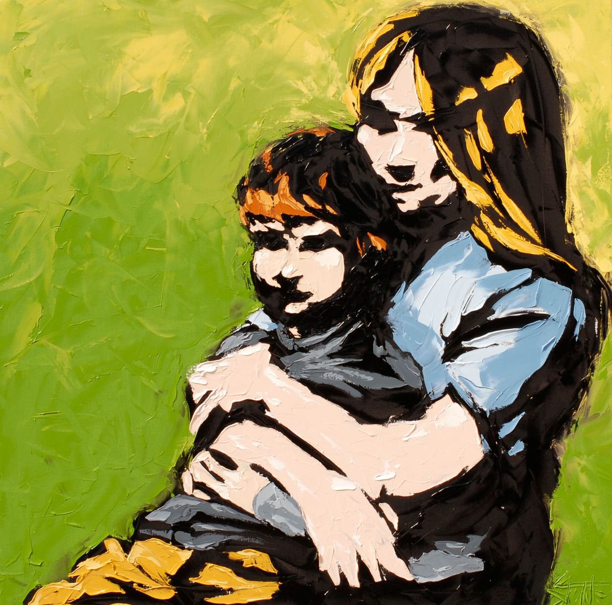 Siblings 2 By Bill Stone, 48 X 48, Artwork For Sale On Artfinder