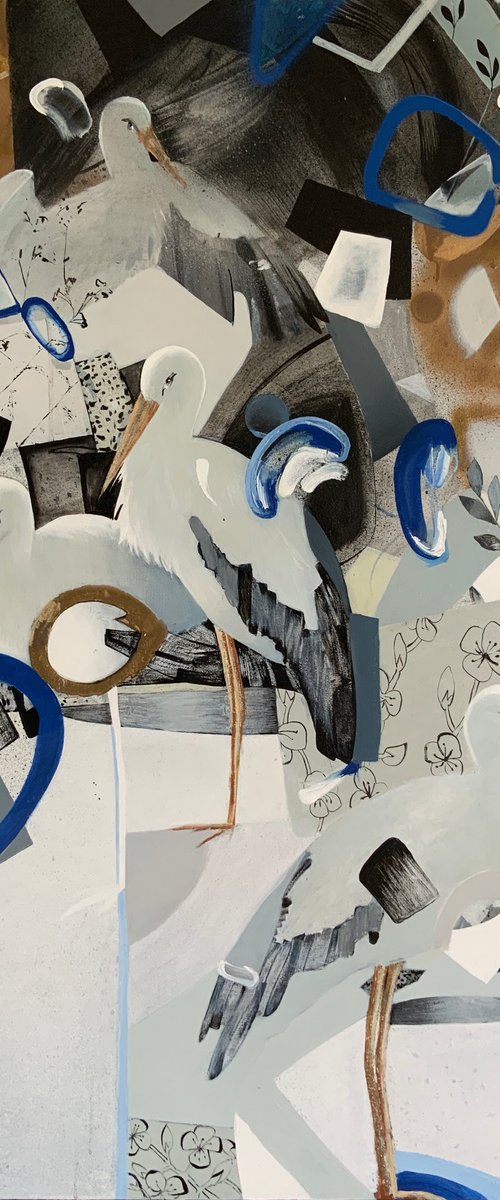 Landscape with the birds by Kate Kulish