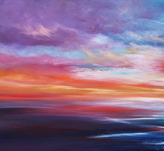 Contemplative Horizons II - seascape, emotional, panoramic