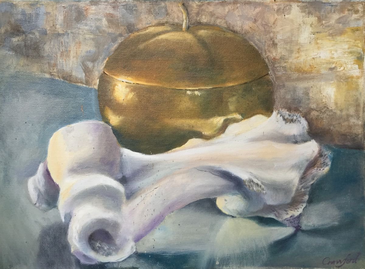 Brass and bone by Caroline Crawford