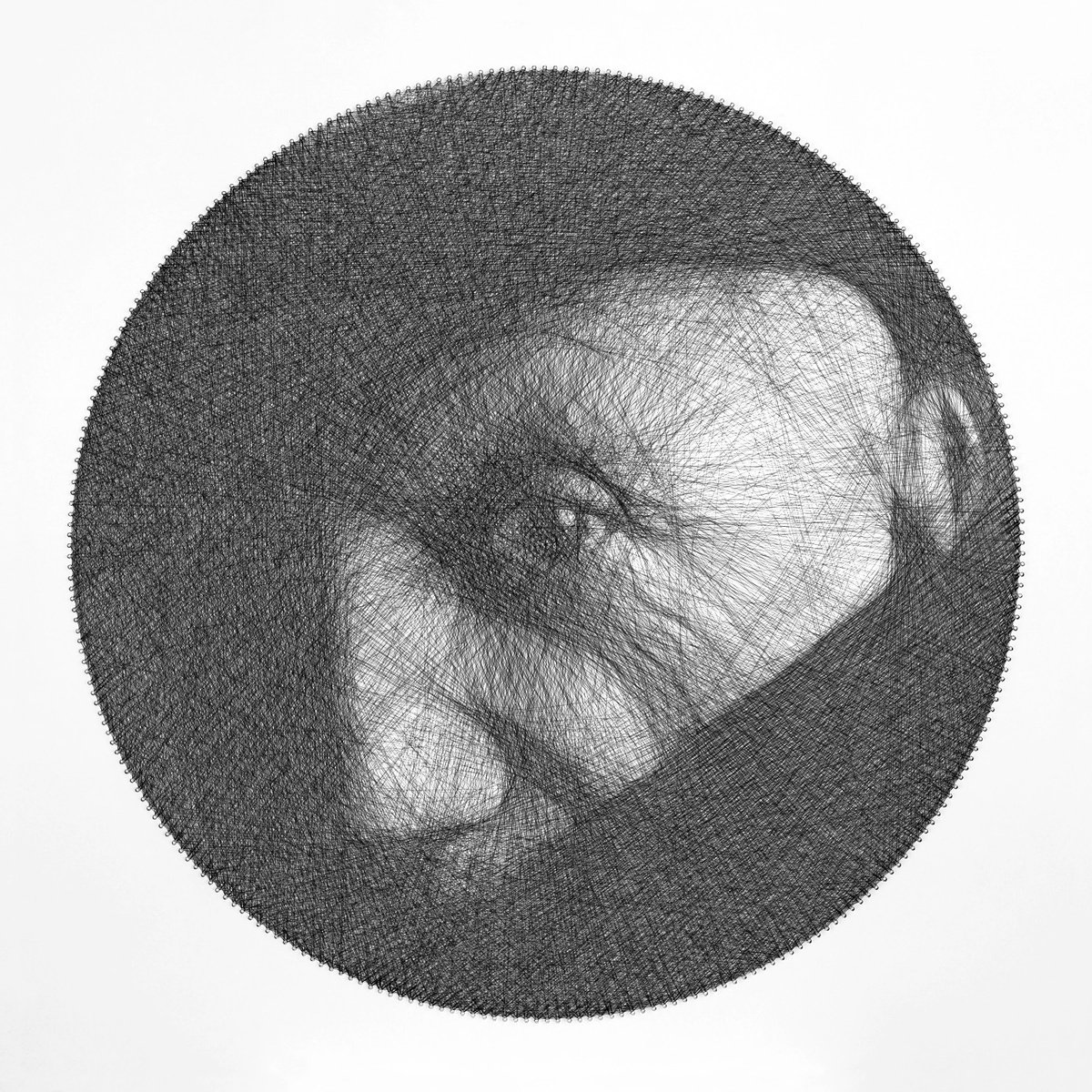 Photorealistic Portrait Sculpture By Andrey Saharov, 30 X 30, Eyes Of Genius Pablo Picasso, Original Artwork