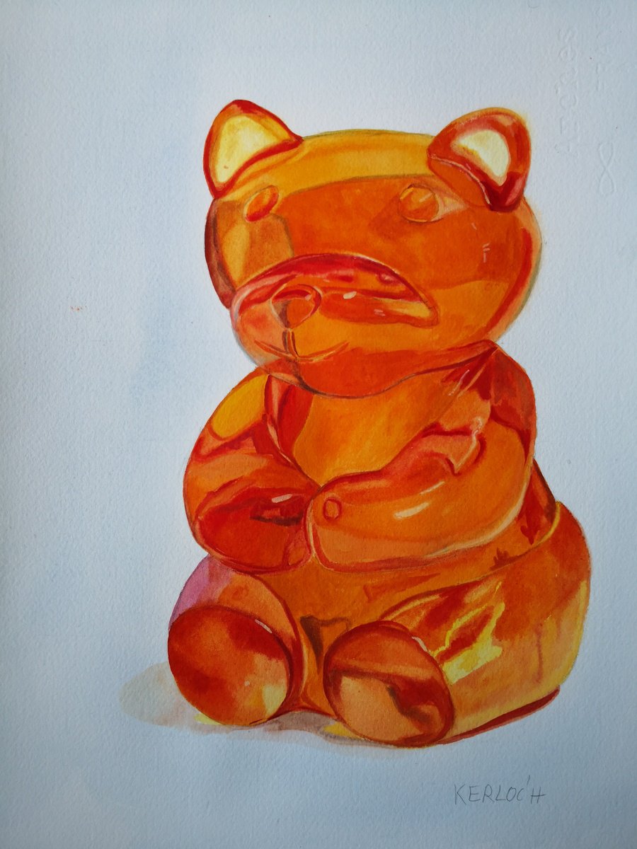Orange Gummy Bear by Anyck Alvarez Kerloch