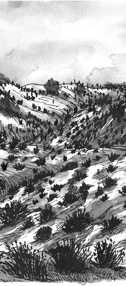 Landscape / Whispering Hills by Gozde Temiz Istanbul