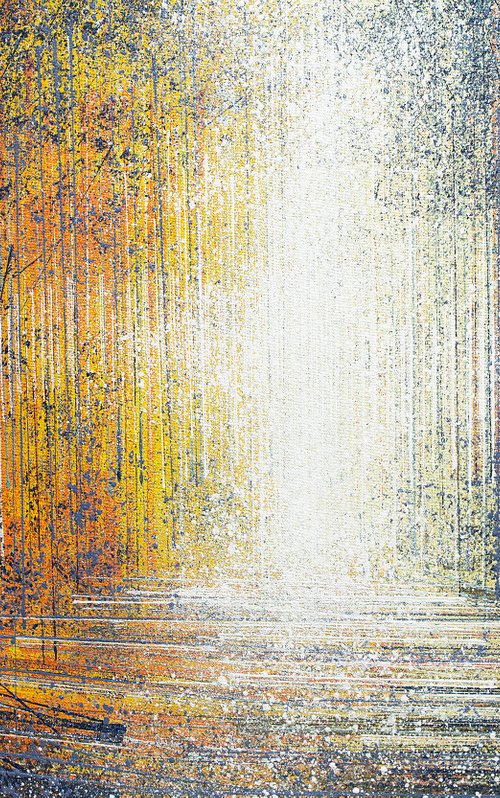 Forest Trees At Sunset by Marc Todd