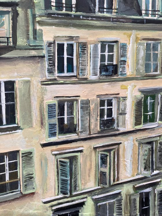 Buildings In Montmartre, Paris