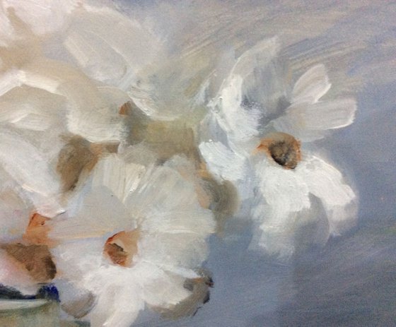 White flowers (after Bato Dugarzhapov)