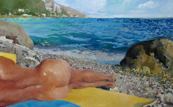 On the coast of the Black Sea