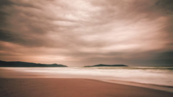 Tuscan shore at dusk