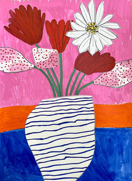 Striped Vase artwork