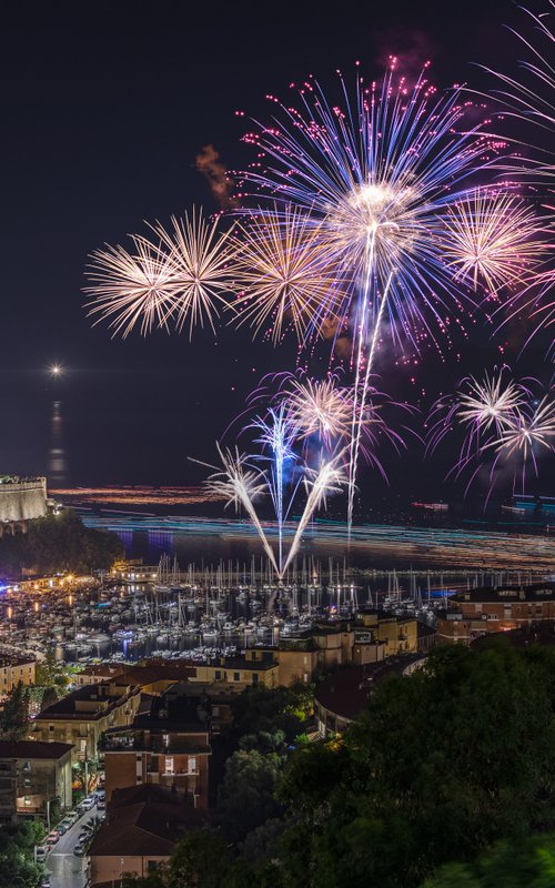 FIREWORKS IN LERICI by Giovanni Laudicina