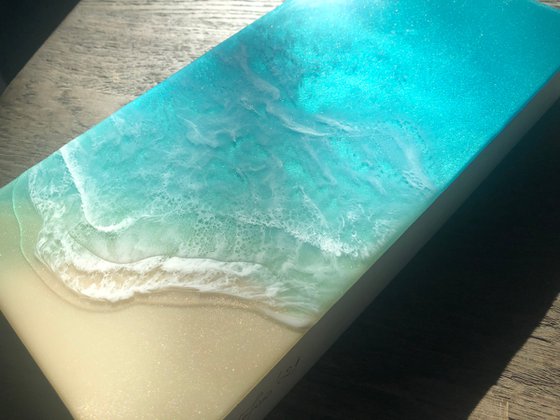 White Sand Beach #33 Bora Bora Seascape Gift idea