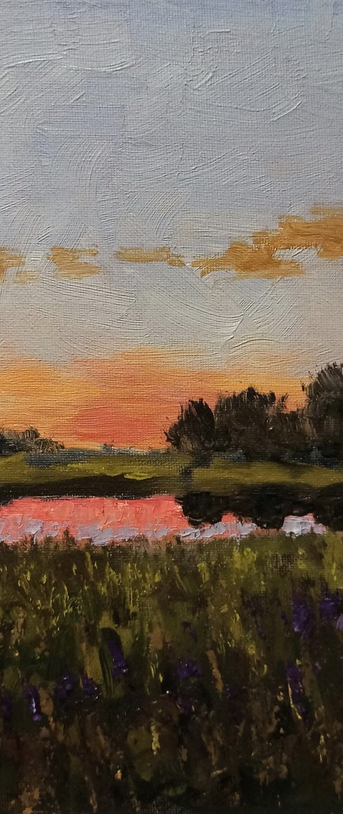 Impression. A quiet evening by Oleh Rak