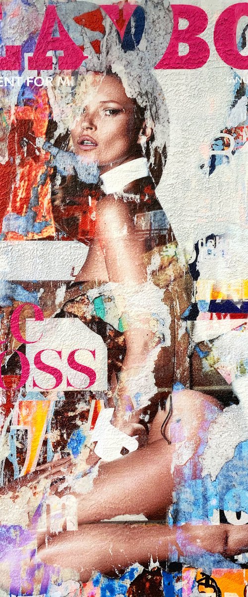 Kate Moss Playboy pink by Karin Vermeer
