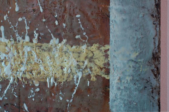 "Ternary Perception". Encaustic.