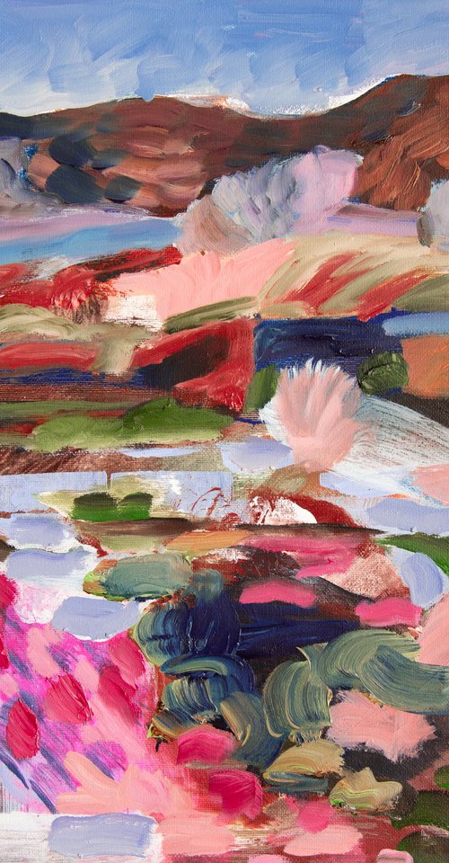 Moorland in Bloom by Elizabeth Anne Fox