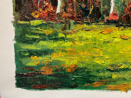 Sun after rain. Autumn