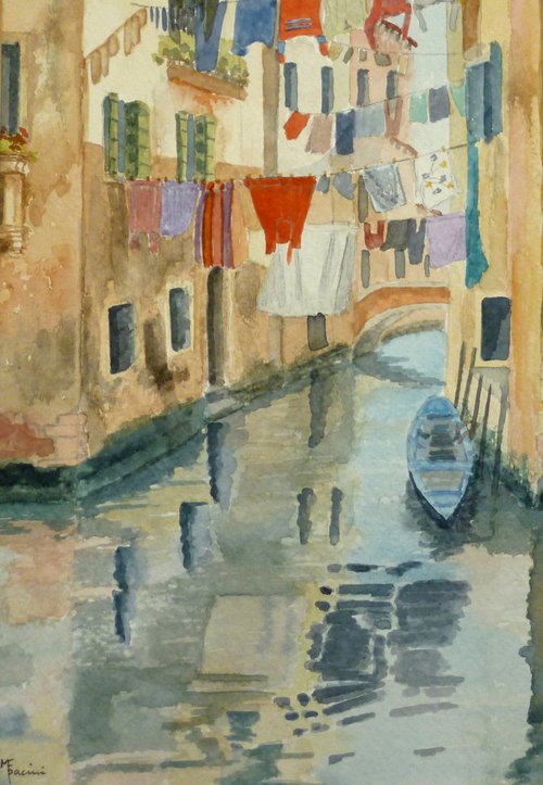 Wash Day, Venice by Maddalena Pacini