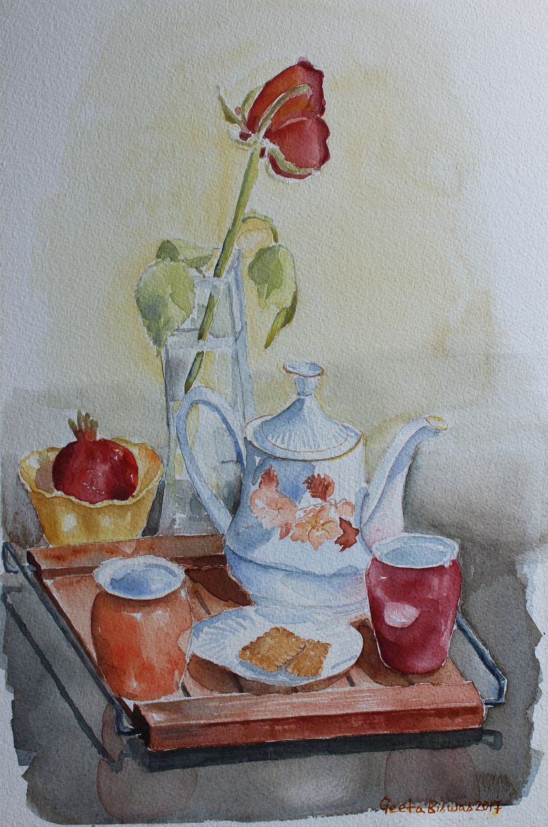 Tea break by Geeta Yerra