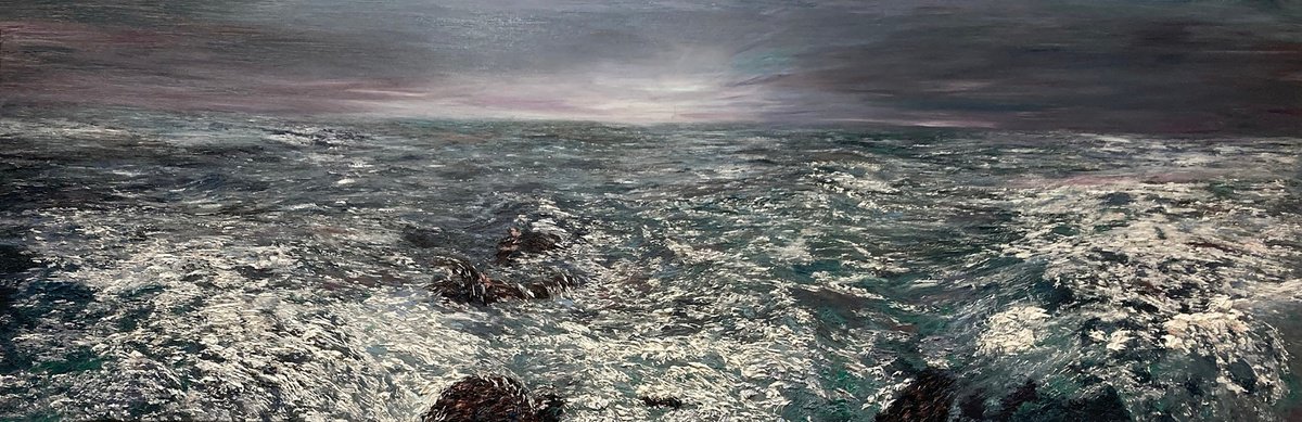 Raging Sea by Kenneth Halvorsen