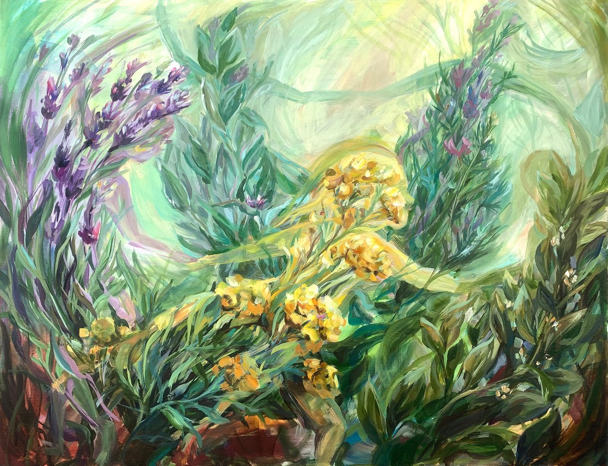Spirit Herbal Fairies. By Momalyu, 35 X 28, Artwork For Sale On Artfinder