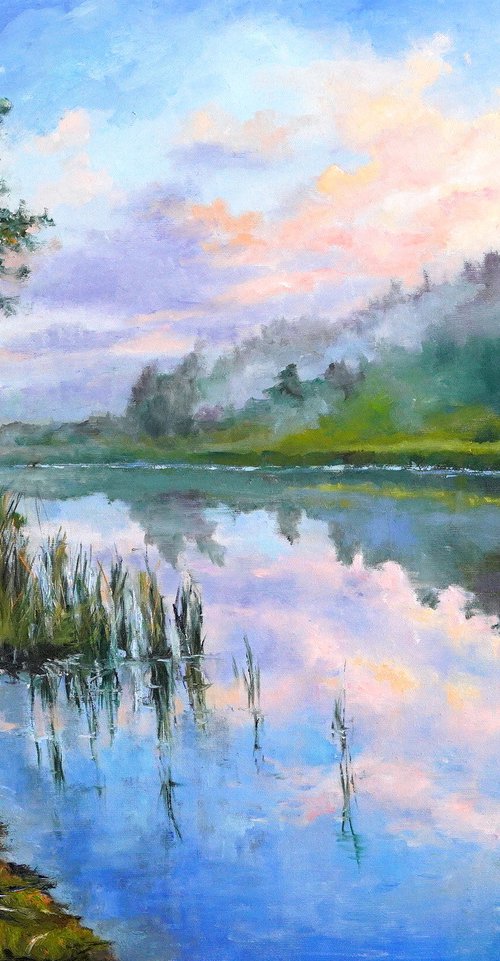 Morning on the River by Olga Egorov