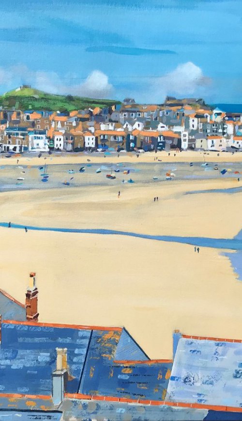 Rooftops, St Ives by Emma Dashwood