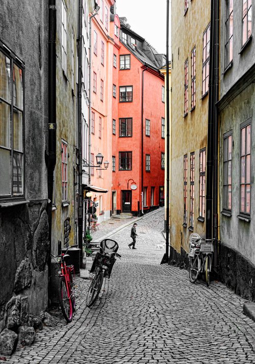 " Old street. Stockholm " Limited Edition 1 / 15 by Dmitry Savchenko