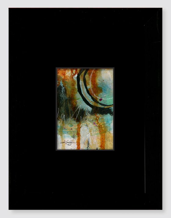 Calling Spirit 2019-28 - Mixed Media Abstract Spiritual Painting by Kathy Morton Stanion