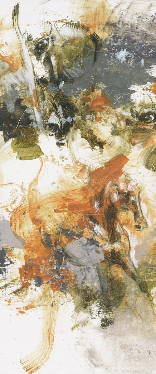 Horse Memory 1t by Benedicte Gele