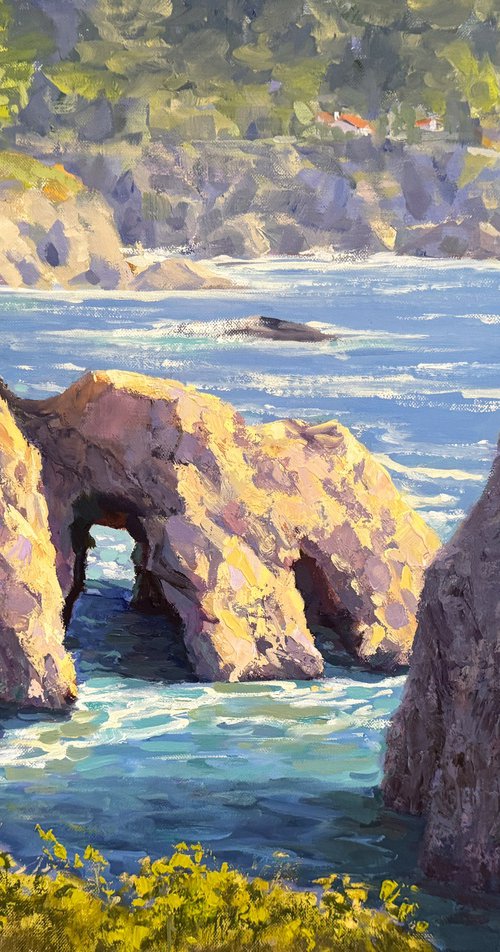 China Cove Arches, Point Lobos by Tatyana Fogarty