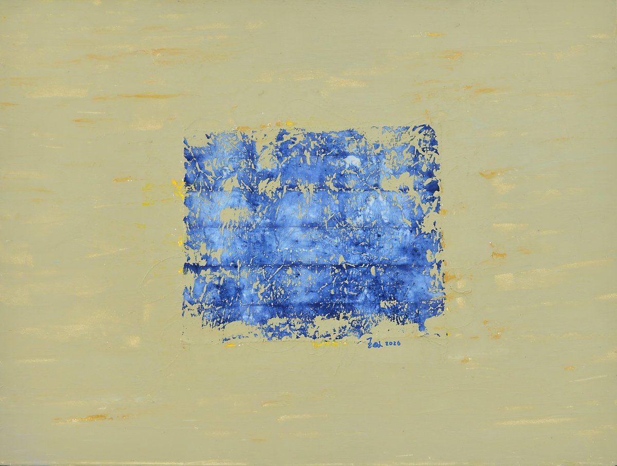 Indigo Imprint By Min Wang, 32 X 24, Artwork For Sale On Artfinder