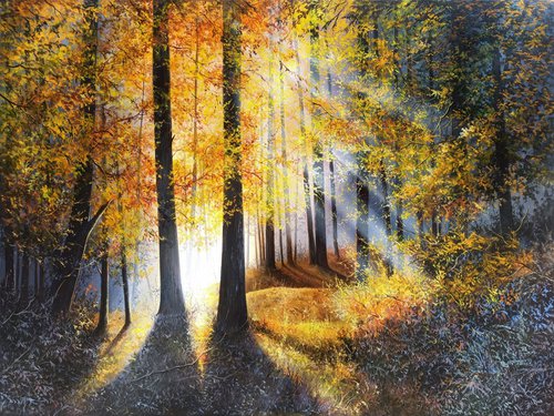 Autumn's Golden Symphony by Sergei Miqaielyan