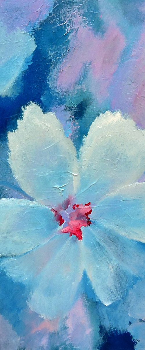 White Flowers by Veta  Barker