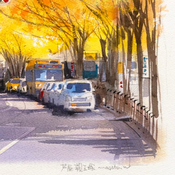Autumn Golden Avenue