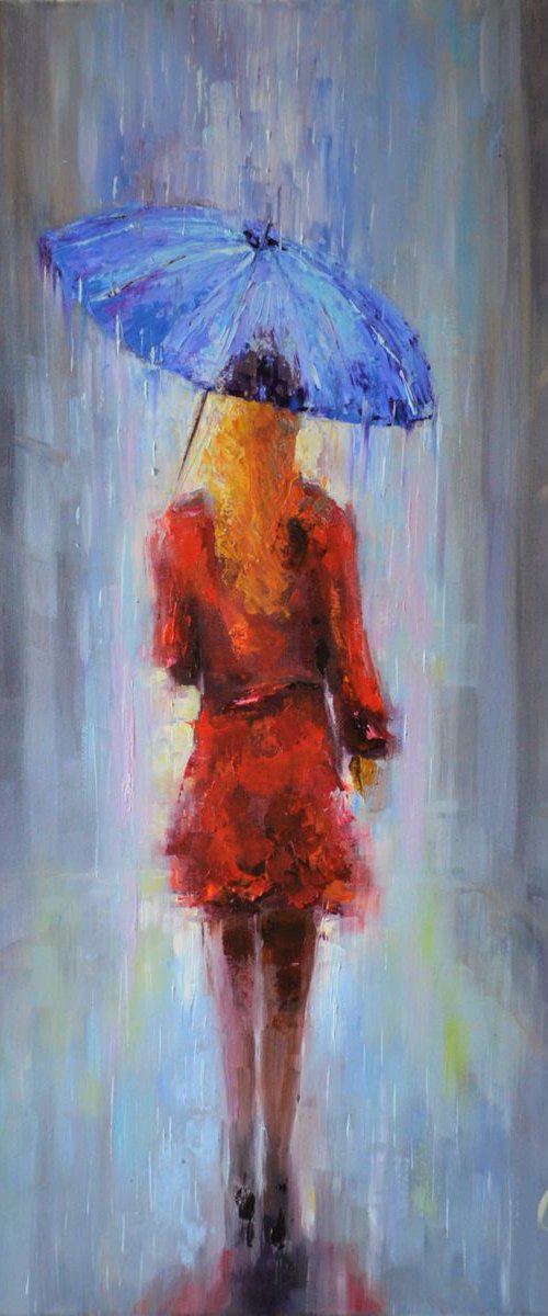 Lady in Red by Oleg Panchuk