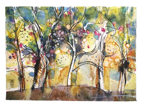 Fruit trees in the garden (Paesaggio 10-16